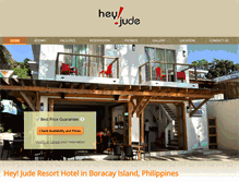Tablet Screenshot of heyjude-boracay.com